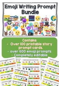 25 Awesome Emoji Writing Prompts for students