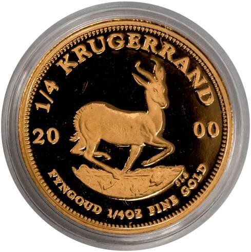 Zlaté mince | Prestige Set Krugerrand Jg. 2000 | vrátane dreveného zberateľského puzdra