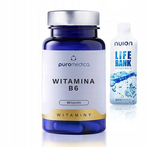 PUROMEDICA Vitamin B6, NERVY, SRDCE 60 kapslí
