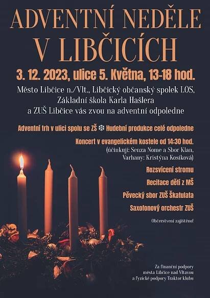 Adventní neděle v Libčicích | Libčické křižovatky
