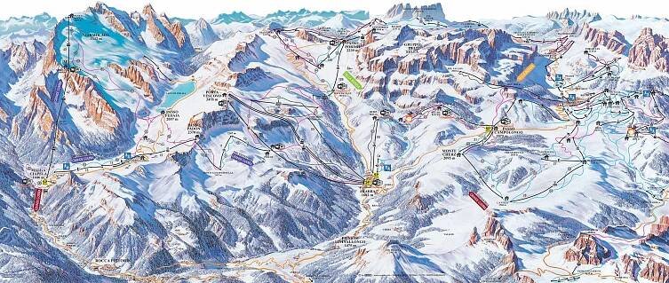 Marmolada Gletscher - Lyžovačka v Alpách