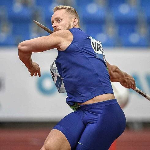 Zlatá tretra, atletický mítink kategorie Continental Tour - Gold, 19. května 2021 v Ostravě. Jakub Vadlejch (CZE), oštěp muži.