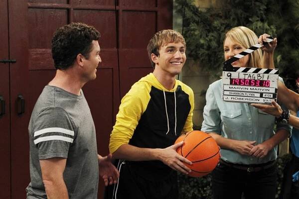 Pat Finn, Lucas Cruikshank, Mim Drew - Marvin Marvin - Z natáčení