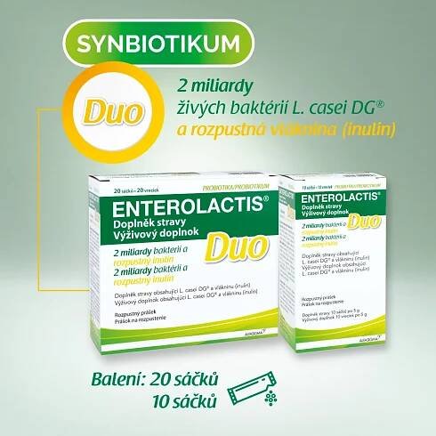 ENTEROLACTIS® Duo probiotika a prebiotika 20x5 g