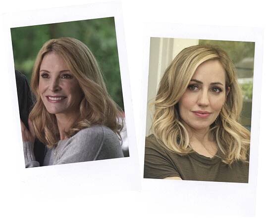 Polaroid shots of Jenny Cooper as Joey Barnes and Zibby Allen as Brie Sheridan in ‘Virgin River’