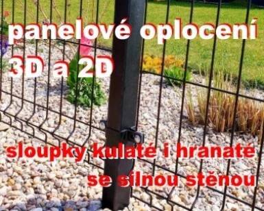 Panelové oplocení 3D a 2D