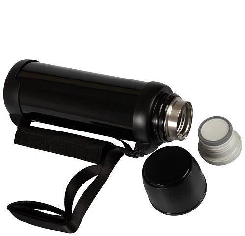                             Luxusní černá termoláhev 1000 ml                        