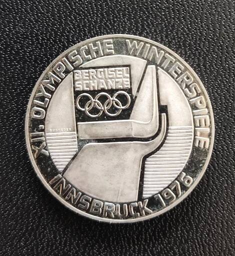 PSM 100 Schilling Rakousko,1976 Olympiáda Innsbruck, stříb.mince PROOF
