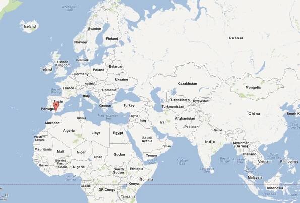map of gibraltar world