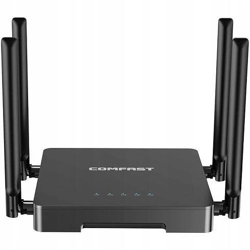 Router AC1200 WPS WIFI 1200Mb/s 4XAnténa 5DBI Antény 11ac MU-MIMO COMFAST