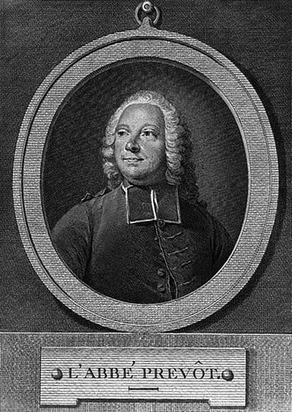 Antoine-François Prévost d'Exiles: *1.4.1697 – †23.11.1763, francouzský spisovatel