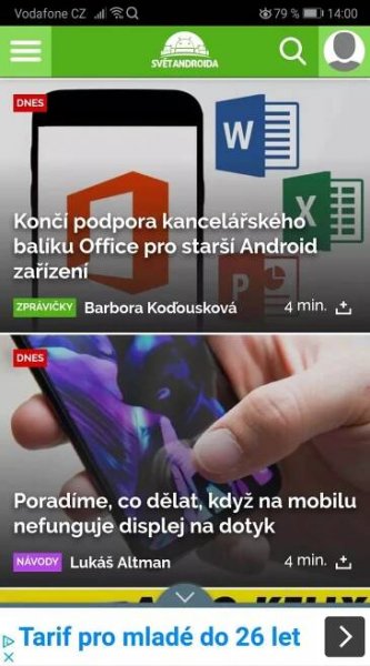 mobilni telefon ovladani jednou rukou mini obrazovka