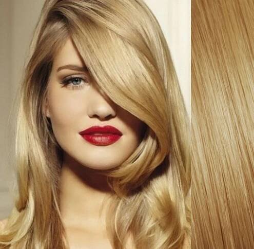Clip in lidské vlasy 53cm PŘÍRODNÍ BLOND