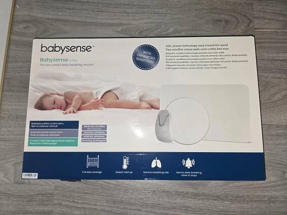 Monitor dechu Babysense 2 Pro - V ZÁRUCE DO 12/26 - Děti