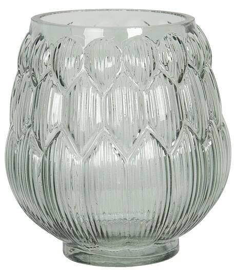 Transparentní skleněná váza Rodo - Ø 14*16 cm Clayre & Eef