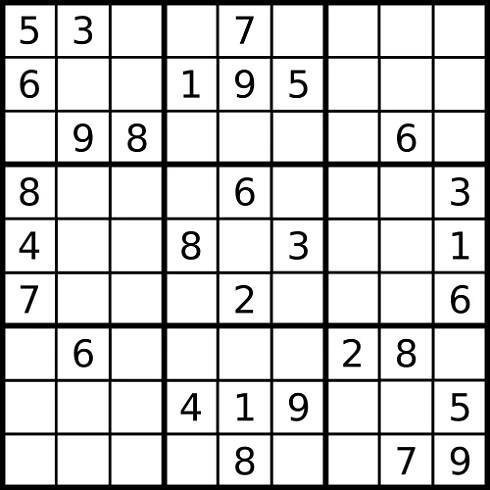 Sudoku – Wikipedie