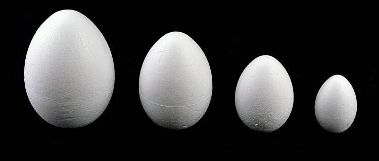 Polystyrénové vejce, průměr 8 cm