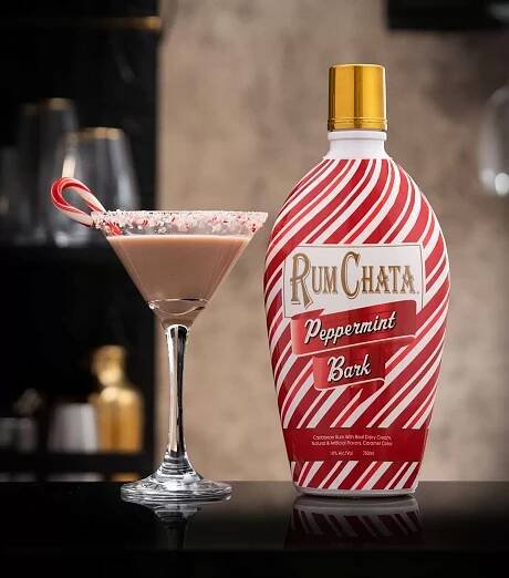 RumChata Peppermint Bark Latte