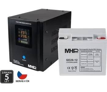 Záložní zdroj Záložní zdroj MHPower MPU-500-12 UPS 500W 12V čistý sinus + baterie