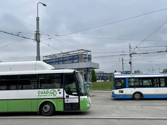 Poslední den provozu trolejbusu Škoda 21Tr v Ostravě. Foto: Zdopravy.cz / Vojtěch Očadlý