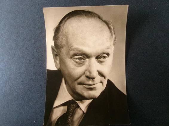 Pohlednice film divadlo foto Vilém Rosegnal herec František Kreuzmann