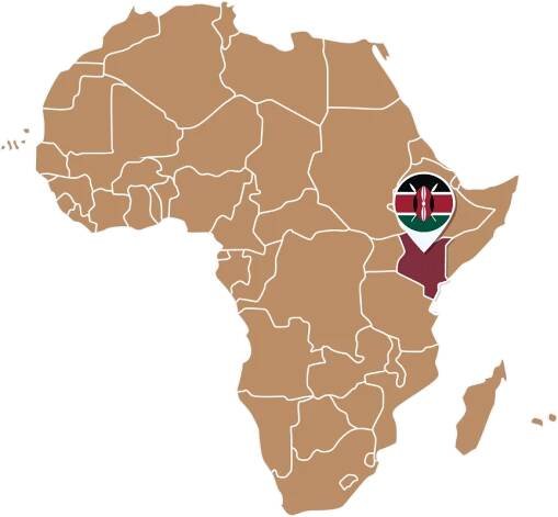 Kenya map