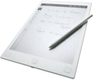 A digital tablet that perfectly mimics the feel of writing on paper ...