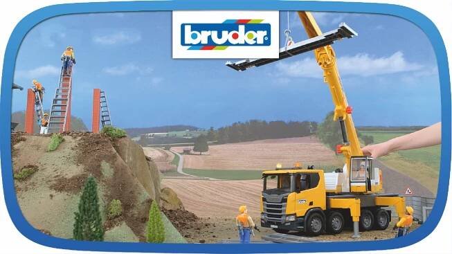 Scania Super 560R Liebherr Kran LKW -- 03571 -- BRUDER Spielwaren