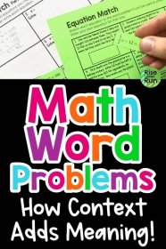Math Word Problems Can Help Students Make Sense of Math