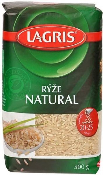 LAGRIS Rýže natural 0,5 kg