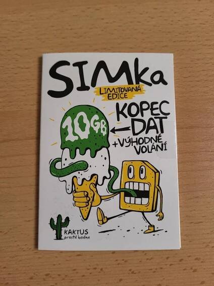Limitovaná edice - Kaktus SIM (10 GB už od 125 Kč měsíčně)