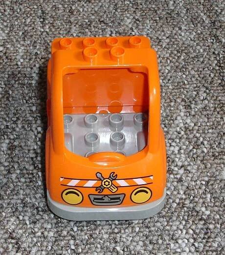 Lego Duplo D50800 oranžové auto odtahovka POUŽITÉ