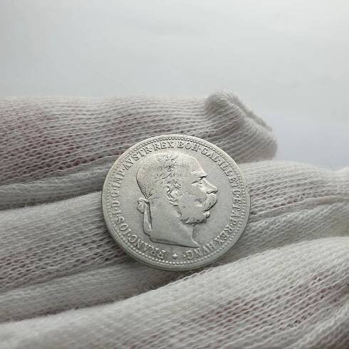 1 KORUNA 1897 FRANTIŠEK JOSEF I. TOP!!