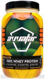 Avvatar Absolute 100% Whey Protein - 1 kg-2.2LB-Double Chocolate