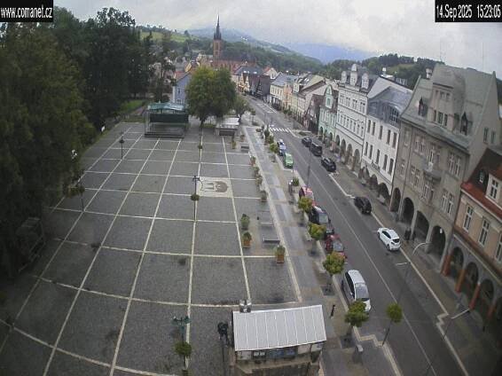 Webcam Vrchlabí - náměstí T.G.M. - 477 m n. m.