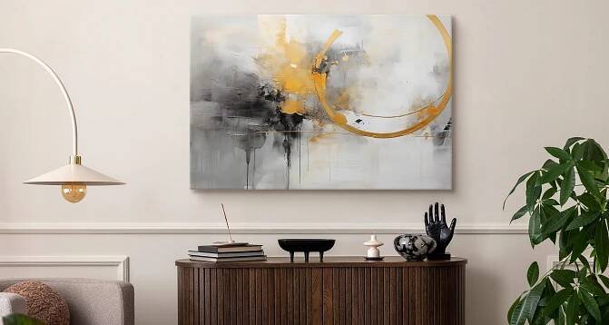 Obraz do ložnice ABSTRAKCE Malba Barvy Moderní styl 120x80 Šířka výrobku 120 cm