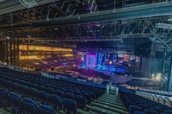 Arena’s modular seating installations in Saudi Arabia, featuring Clearview grandstands and mass stadium seating at major venues for sports, entertainment, and exhibitions.