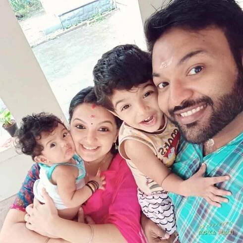 Saranya Mohan Family