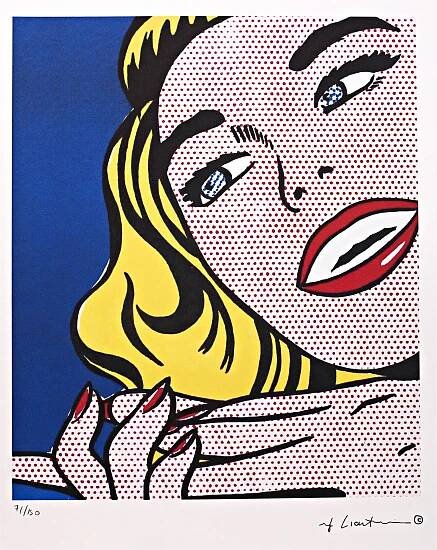 Blonde - Roy Lichtenstein - Galerie umění