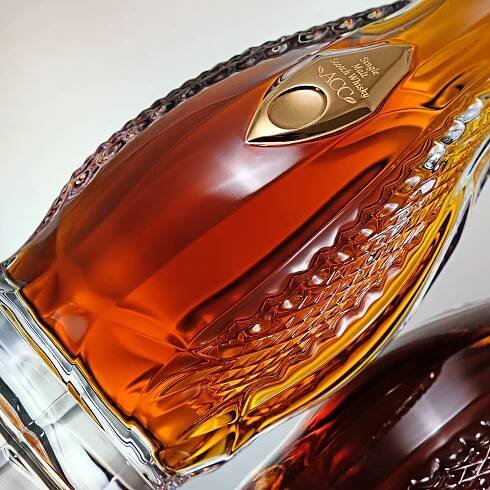 Luxury Whisky bottle for ACC, photographed — luxury and high-end design