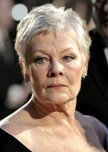 Judi Dench na cenách BAFTA v roce 2007