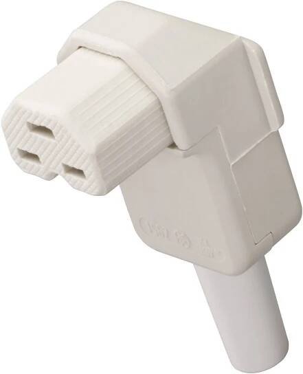 Kalthoff 156206 IEC konektor C15/C16 zásuvka, zahnutá Počet kontaktů: 2 + PE 16 A bílá 1 ks