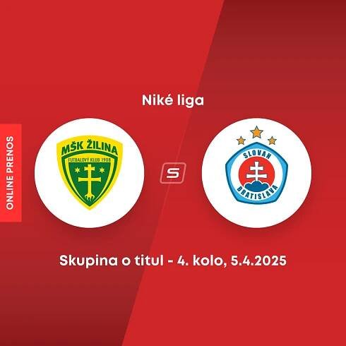 Niké liga: Slovan strelil Žiline päť gólov, v tabuľke má náskok desiatich bodov