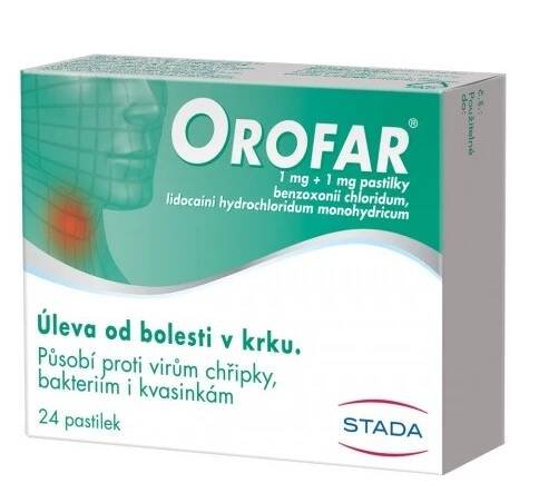 OROFAR 1MG/1MG pastilka 24