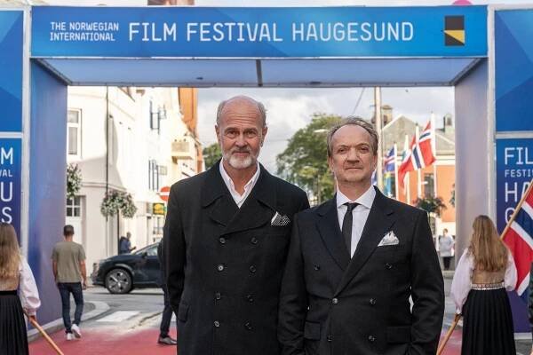 World premiere at the grand opening ceremony at The 52nd Norwegian International Film Festival in Haugesund. - Erik Poppe, Gard B. Eidsvold - Quisling - Poslední dny - Z akcí