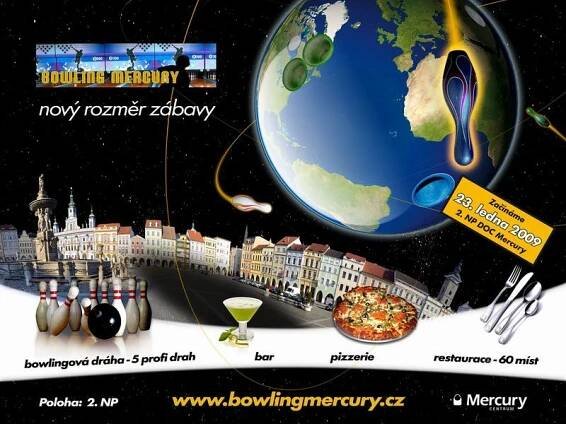 Mercury Bowling,České Budějovice - Brunswick.cz