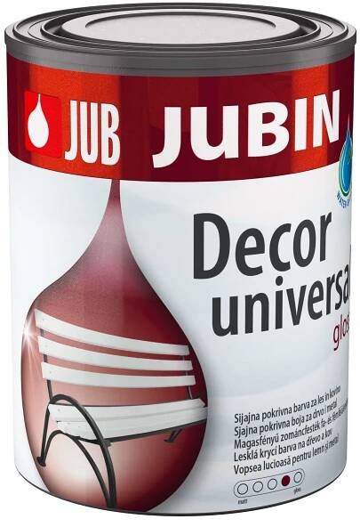 Jub Jubin Decor universal * Akrylátová krycí barva na dřevo a kov. 1