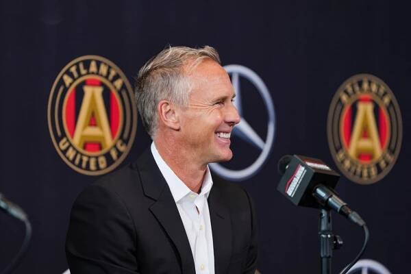Scenes from Chief Soccer Officer and Sporting Director Chris Henderson’s Press Conference at Children's Healthcare of Atlanta Training Ground in Marietta, Ga. on Tuesday, December 17, 2024.