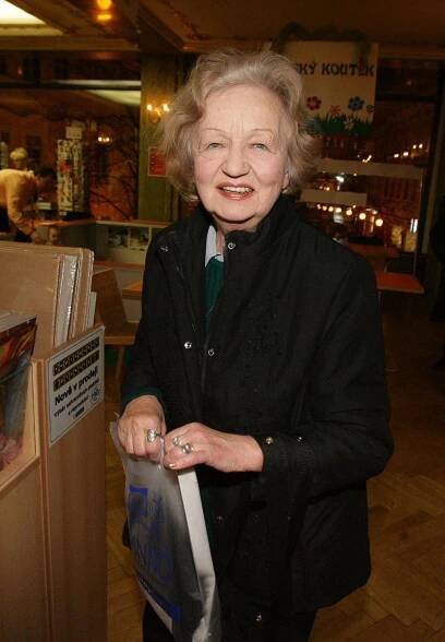 Herečka Blanka Bohdanová (85)
