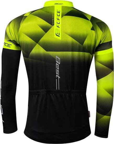 FORCE BEST dlouhý rukáv,fluo-černý - Image 2